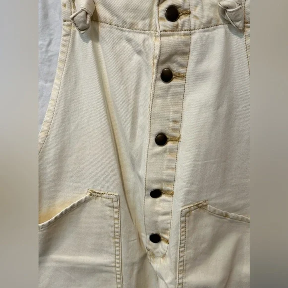 Easel Light Yellow Overalls - Picture 3 of 4